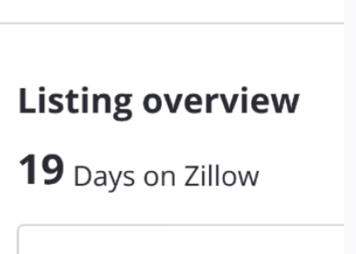 Days on Zillow LPD Update 1 Days on Zillow LPD Update 1