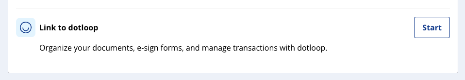 Connect dotloop 1 Connect dotloop 1